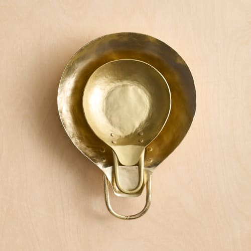 Forge Brass Spoon Rests Assorted - Set of 2 | Utensils by The Collective