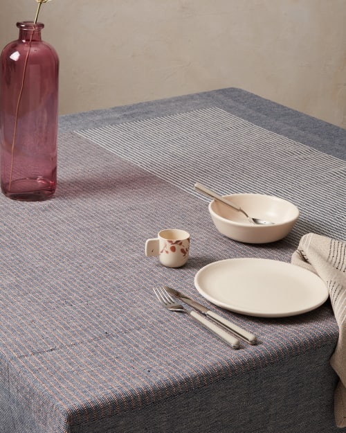 Stacks Tablecloth - Horizon | Linens & Bedding by MINNA