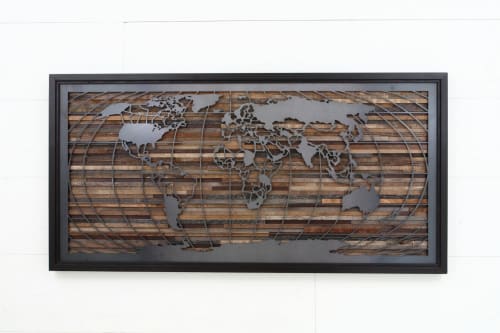 World Map #1 | Wall Hangings by Craig Forget