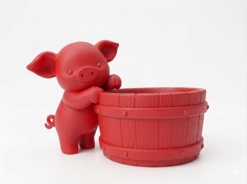 Piggy Planter | Plant Stand in Plants & Landscape by Kimi Craft Corner