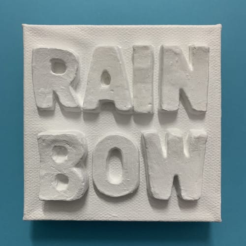Rainbow 4" x 4" | Paintings by Emeline Tate