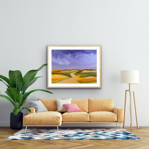 Lavender Skies (Horizontal) | Prints by Neon Dunes by Lily Keller