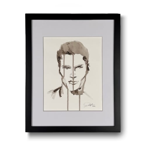 Axel No. 2 | Watercolor Painting in Paintings by John Velo Studio