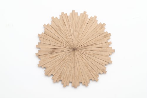 White Oak Starburst | Wall Sculpture in Wall Hangings by Craig Forget