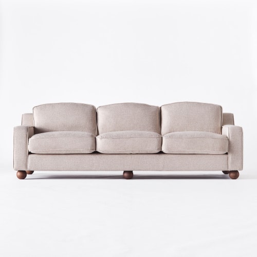 Lola Sofa Woven Sand | Work by District Loom