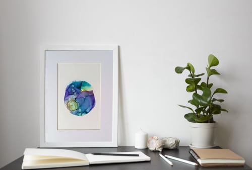 Radiant Stillness | abstract original art | Watercolor Painting in Paintings by Megan Spindler
