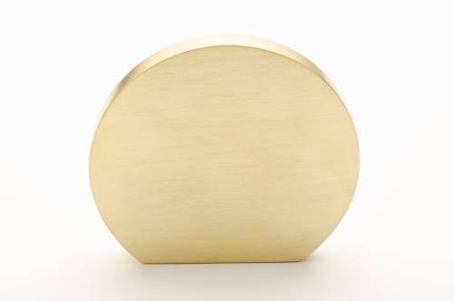 Globe 50 Brushed Brass | Knob in Hardware by Windborne Studios