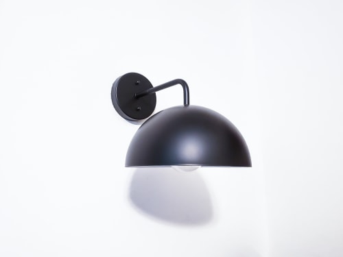 Vanity lighting, Bathroom Fixture, 10 Inch Dome Lamp | Sconces by Retro Steam Works