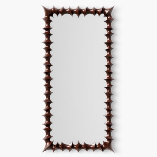 Brutalist Mirror Large Natural | Work by District Loom