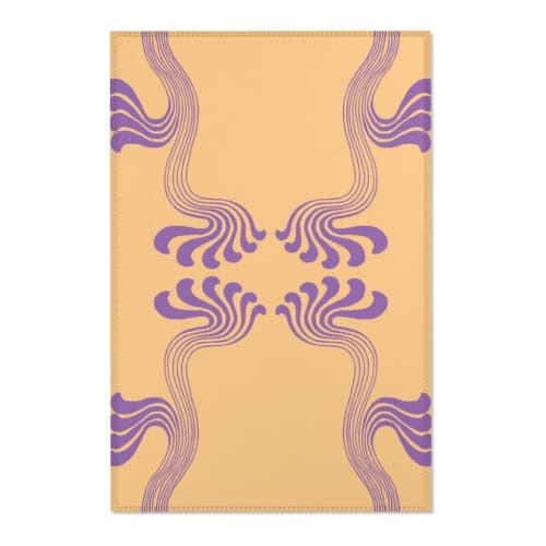 Art Nouveau Paisley no.5 Area Rug | Rugs by Odd Duck Press