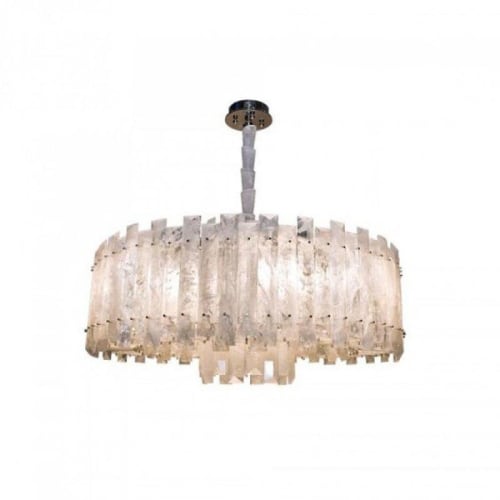 Alan Mizrahi PH0818 Petra Halo Rock | Chandeliers by Alan Mizrahi Lighting Design