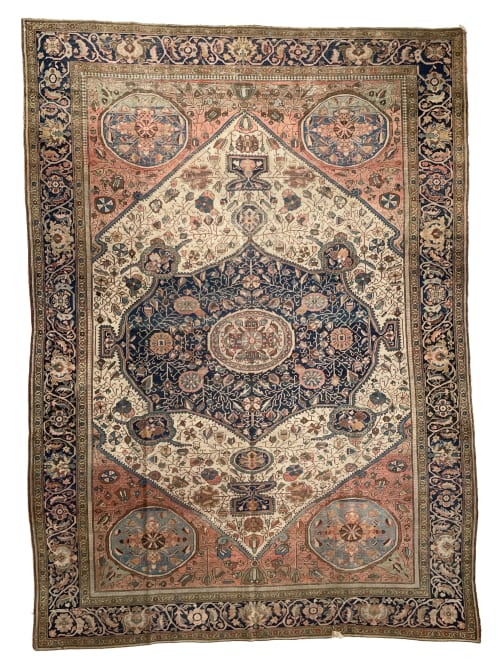 High-End Collector's Antique Rug | 8.4 x 11.4 | Majestic | Area Rug in Rugs by The Loom House