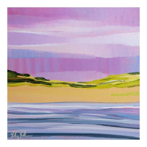 Violet Hour | Paintings by Neon Dunes by Lily Keller