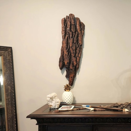 Driftwood Bark Wall Hanging | Sculptures by Sculptured By Nature  By John Walker
