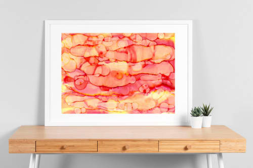molten pathways| abstract art original | Watercolor Painting in Paintings by Megan Spindler