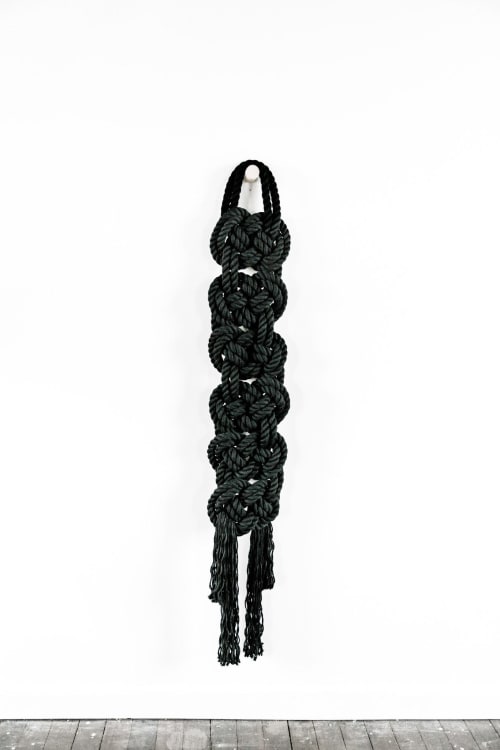 "Scala"-Macro Weave | Macrame Wall Hanging in Wall Hangings by Candice Luter Art & Interiors