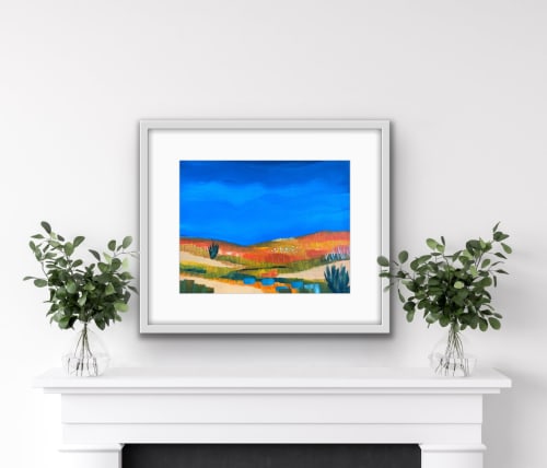 Paysage (Horizontal) | Paintings by Neon Dunes by Lily Keller
