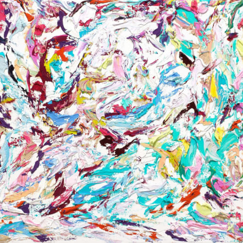 The Guardian of Banzai Pipeline Giclee Paper Print | Prints by Monika Kupiec Abstract Art