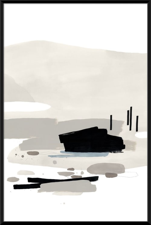 Coastal Waters II Framed Print | Prints by Kim Knoll