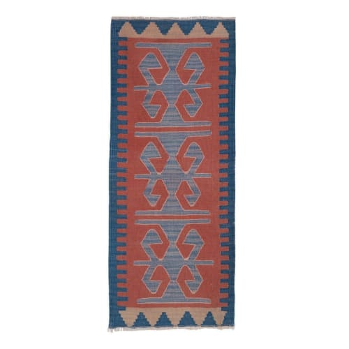 Vintage Small Kilim Rug - Kitchen Doormat Rug 1'6'' x 3'5'' | Rugs by Vintage Pillows Store