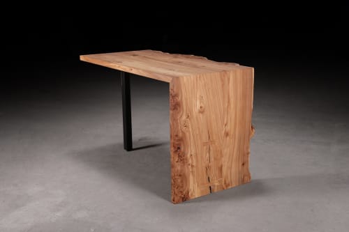Waterfall Elm Desk | Tables by Urban Lumber Co.