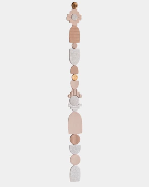 Large Wall Hanging - Speckled Sand Neutral Colorway | Wall Sculpture in Wall Hangings by Eliana Bernard