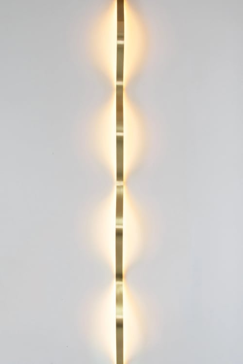 Sine Light Brass | Decorative Objects by Noah B