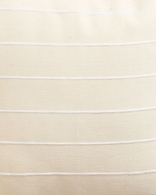 Recycled Stripe Cream — Fabric by the Yard | Linens & Bedding by MINNA