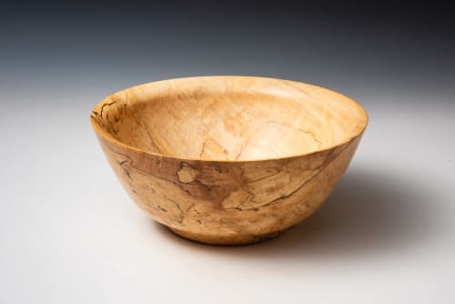 Spalted Maple Bowl | Dinnerware by Louis Wallach Designs