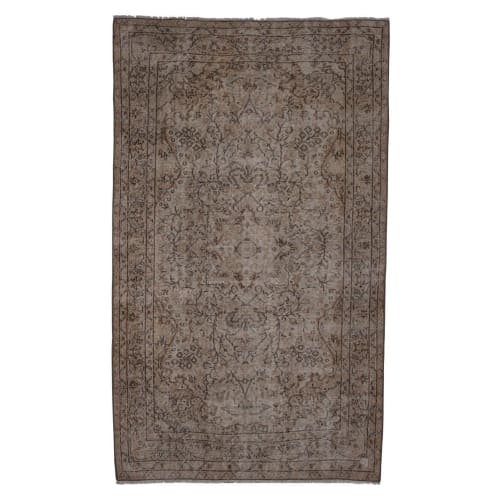 Handknotted Faded Turkish Sparta Rug - Designer Carpet | Rugs by Vintage Pillows Store