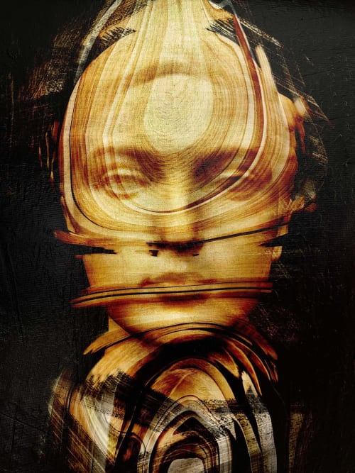 Burnt Memory – Contemporary Mixed Media Painting | Paintings by Dario Moschetta
