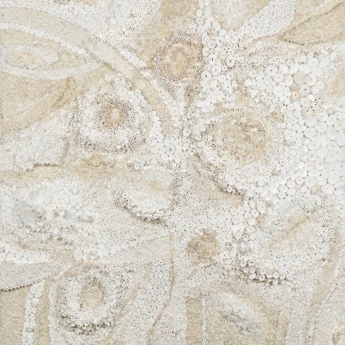 Tiny White Millions | Wallpaper in Wall Treatments by Wallcovetings by Brenda Houston