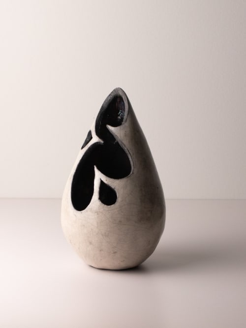 nosara vessel 5 | raku vessel | Sculptures by harlow studio