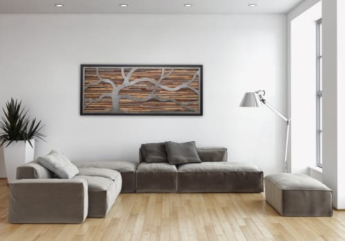 Windswept Tree | Wall Sculpture in Wall Hangings by Craig Forget