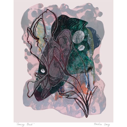 Coming Back-PRINT | Prints in Paintings by Nastia Craig