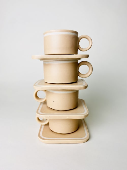 Neutral Espresso Set | Drinkware by Rory Pots