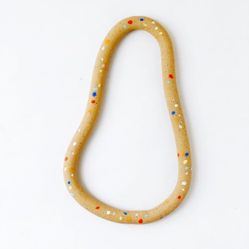 Clay Object 20 - Sprinkles Speckles Flow | Sculptures by OBJECT-MATTER / O-M ceramics