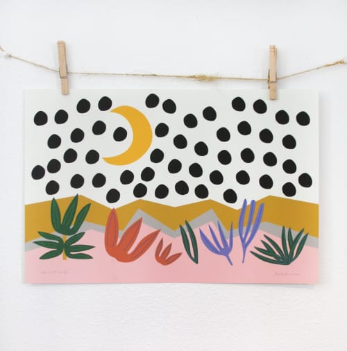 Abstract Marfa Print | Prints by Leah Duncan