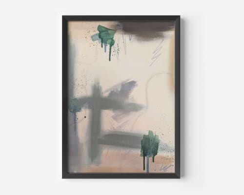 In the Quiet 16x20in – Contemporary Abstract Painting | Oil And Acrylic Painting in Paintings by Abby May