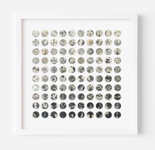Monochrome Garden | Collage in Paintings by Amelia Coward
