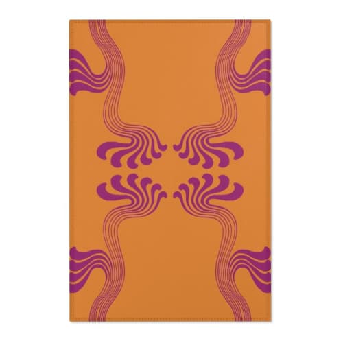Art Nouveau Paisley no.8 Area Rug | Rugs by Odd Duck Press