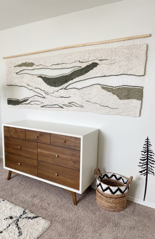 Custom Woven Wall Hanging | Macrame Wall Hanging in Wall Hangings by Mpwovenn Fiber Art by Mindy Pantuso
