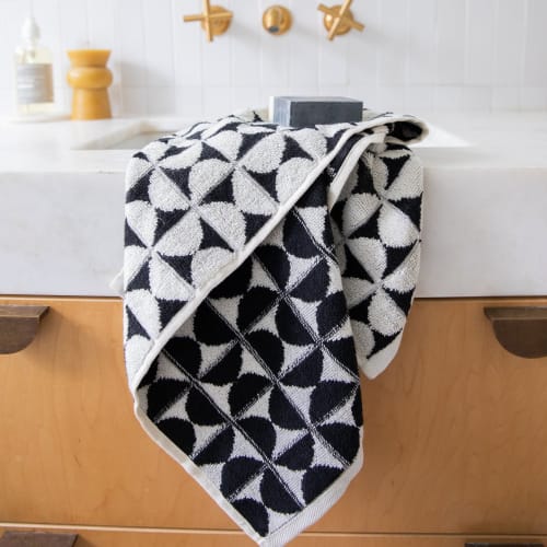 Harper Hand Towel - METEORITE | Textiles by HOUSE NO.23