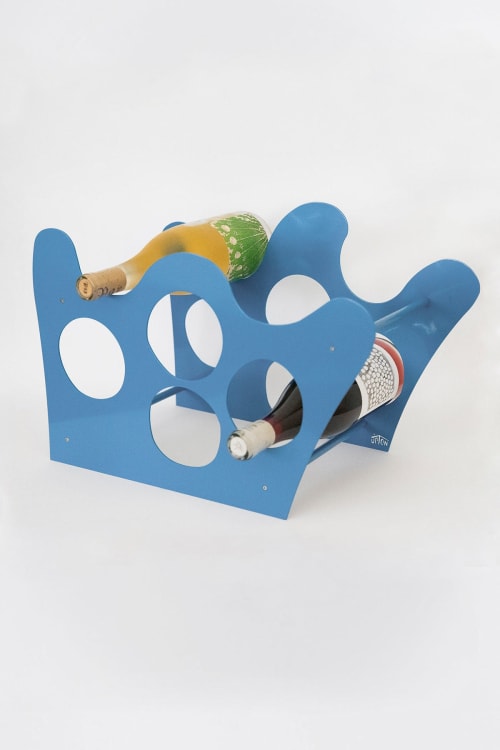 Cove - Blue | Wine Rack | Bar Accessory in Drinkware by Upton