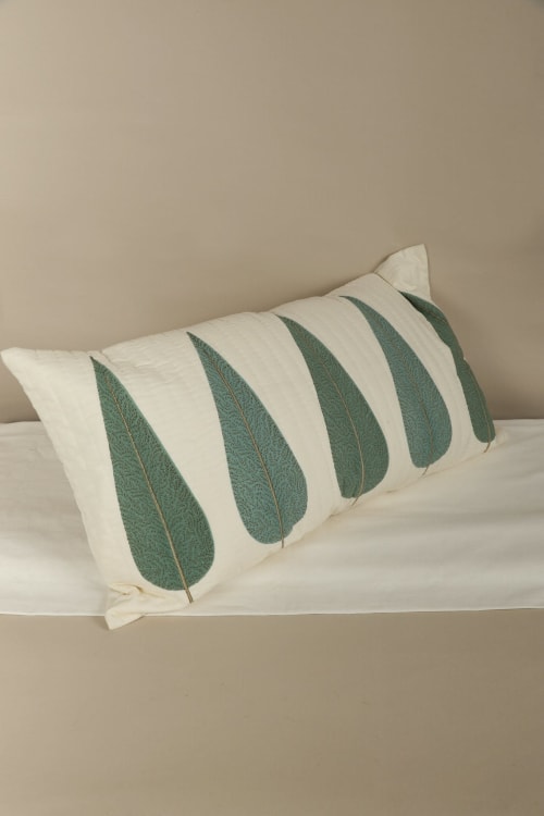 Cypress Breeze Lumbar Pillow | Pillows by Ninéh