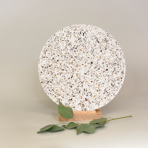 Round Terrazzo 11" - Neutral | Placemat in Tableware by Tropico Studio