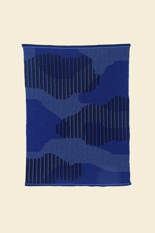 Organic Cotton Table Mat in Blue | Coaster in Tableware by BOI