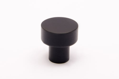 Dot 18 Black Aluminum Knob | Hardware by Windborne Studios
