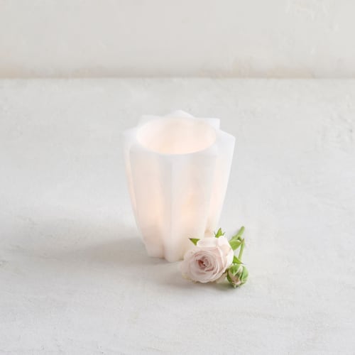 Tara Alabaster Votive Cup | Drinkware by The Collective