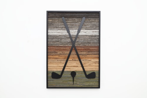 Golf 36"x52" | Wall Sculpture in Wall Hangings by Craig Forget